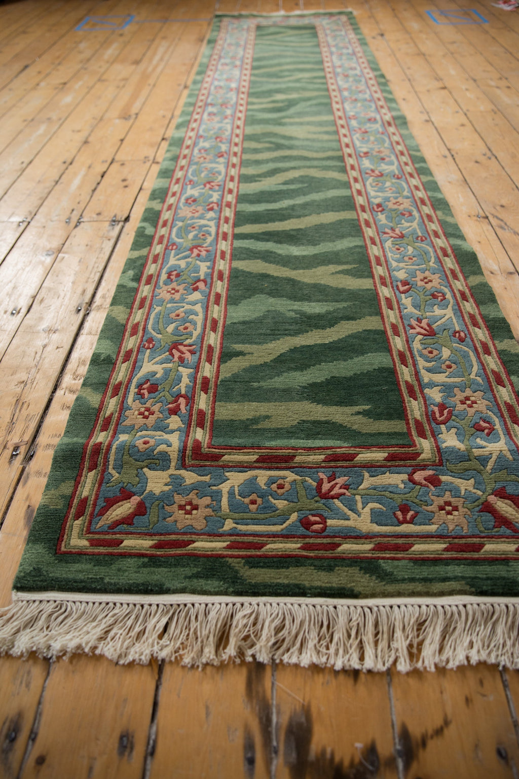 2.5x12 Vintage Indian Arts And Crafts Design Rug Runner
