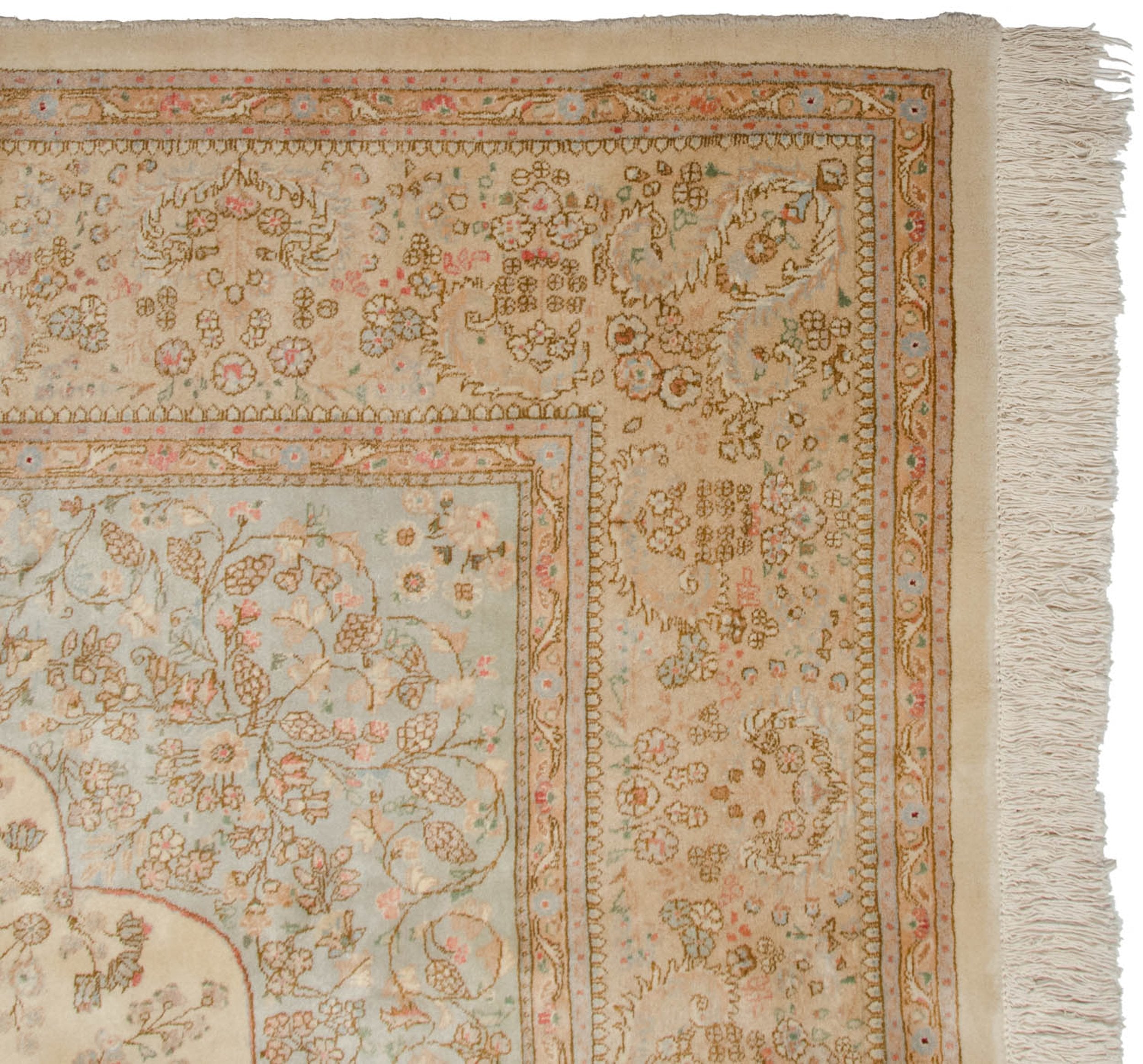 10.5x13.5 Vintage Tabriz Carpet