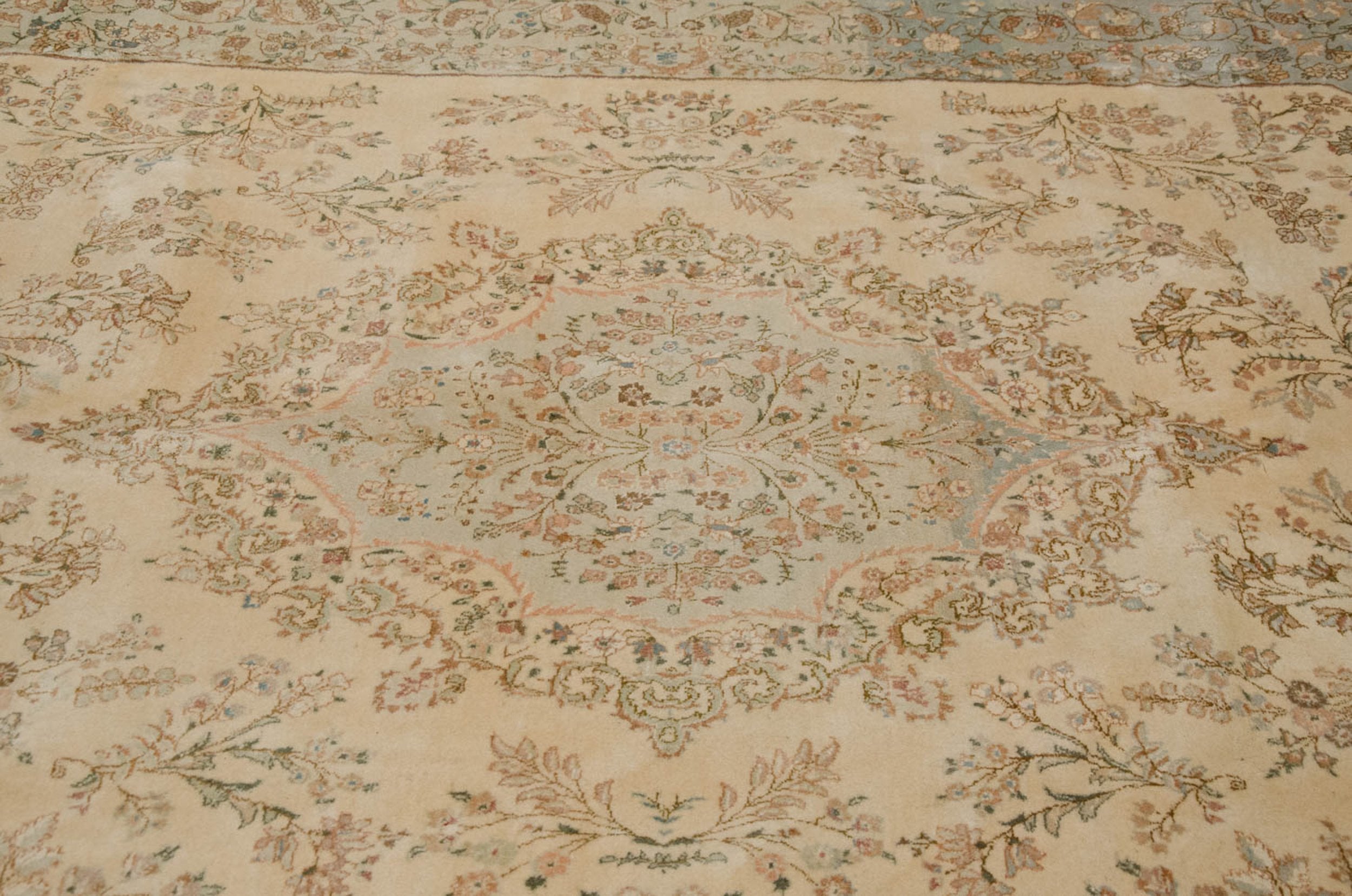 10.5x13.5 Vintage Tabriz Carpet