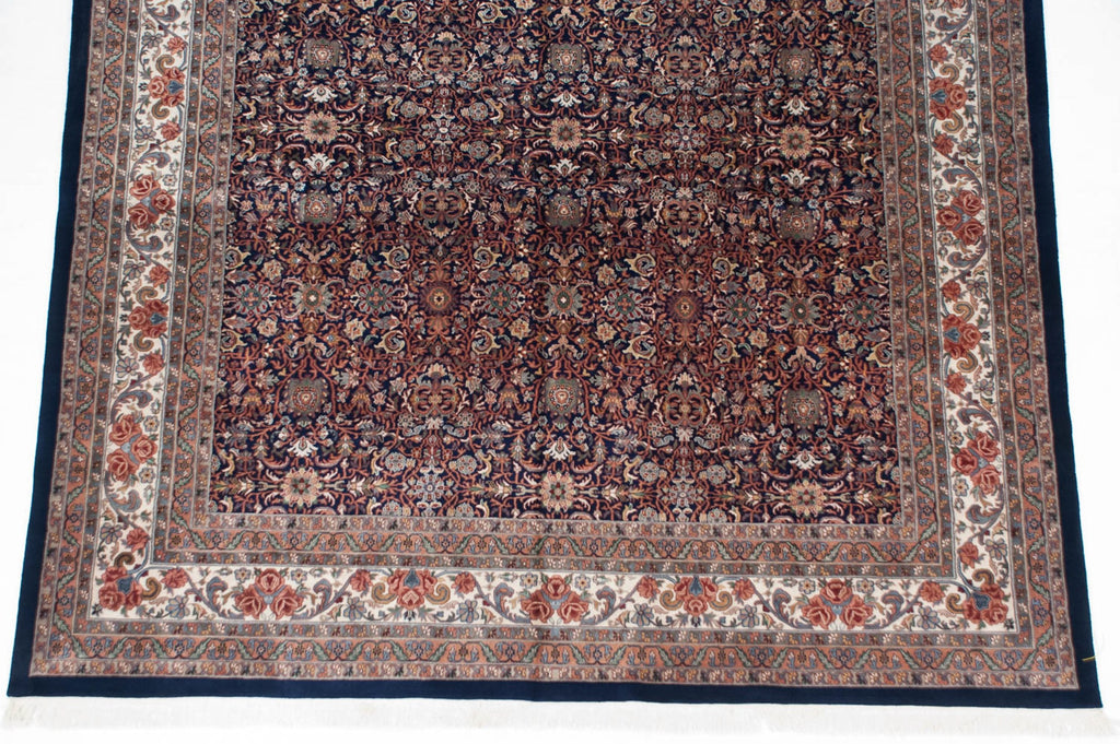 11.5x18 Vintage Indian Bijar Design Carpet