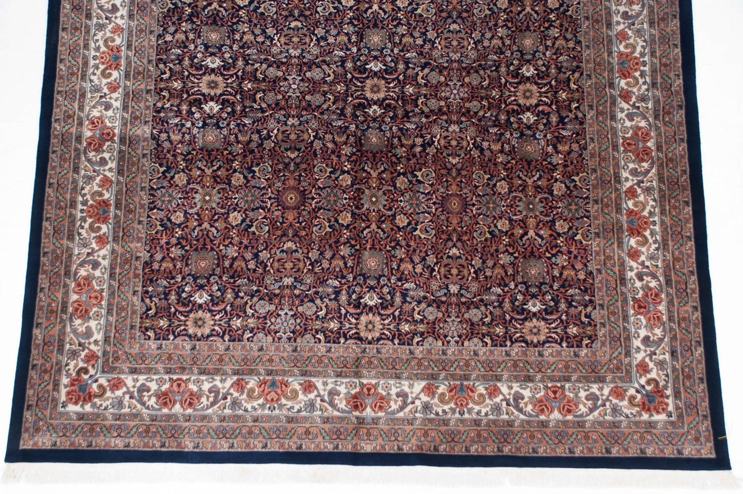 11.5x18 Vintage Indian Bijar Design Carpet