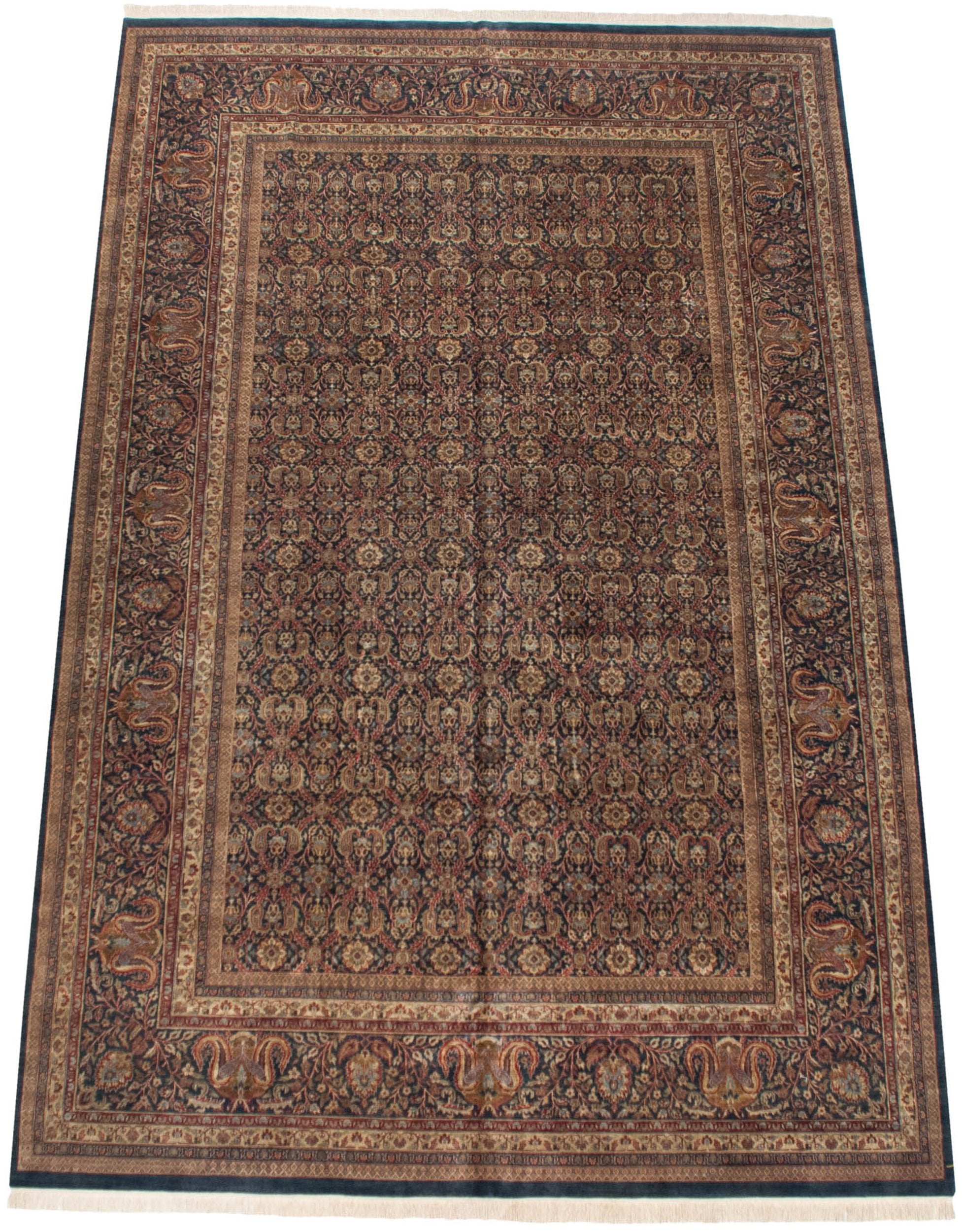 11.5x18 Vintage Indian Doroksh Design Carpet