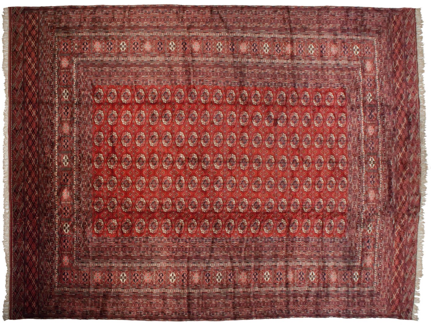 13x17.5 Vintage Fine Bokhara Carpet