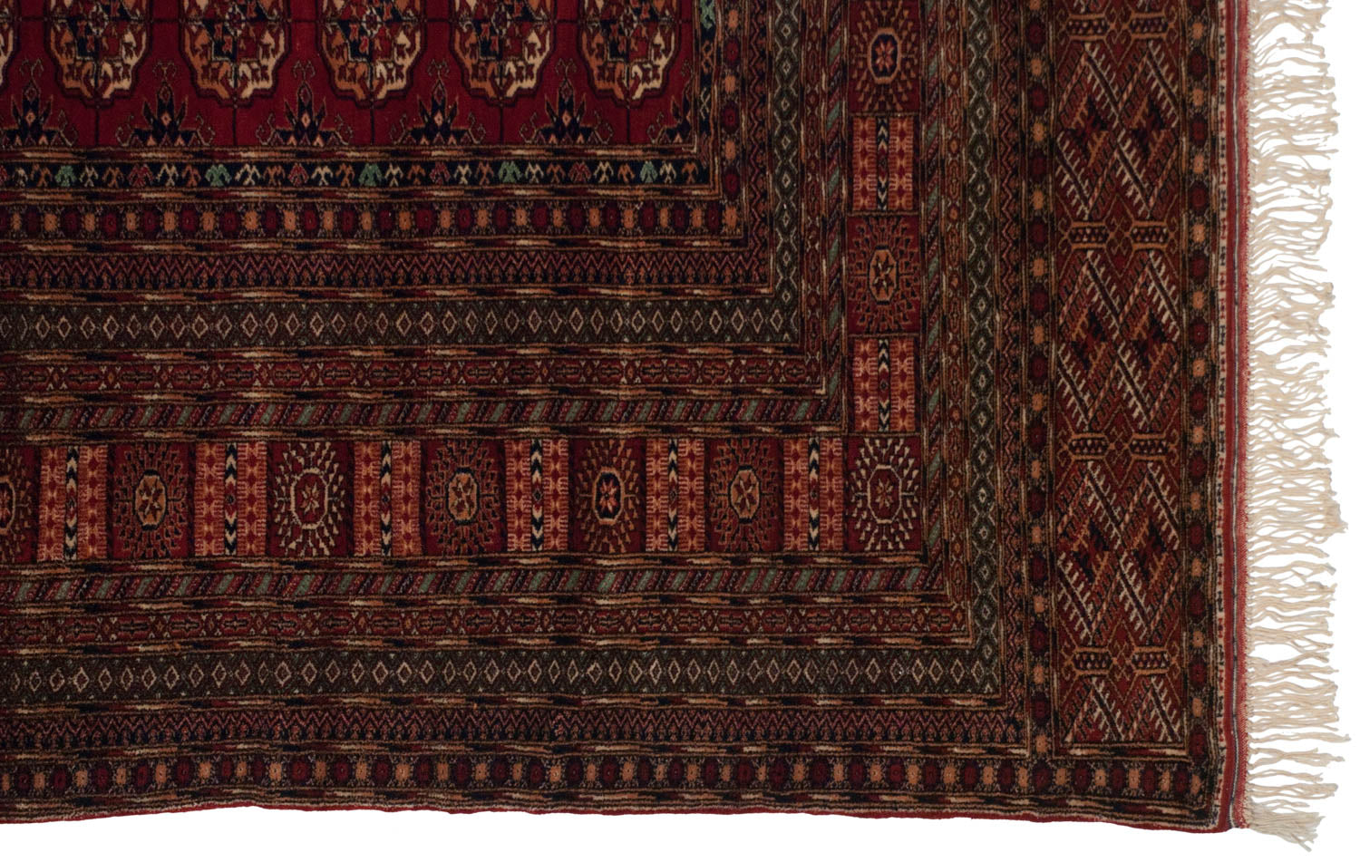 11x14 Vintage Fine Bokhara Carpet