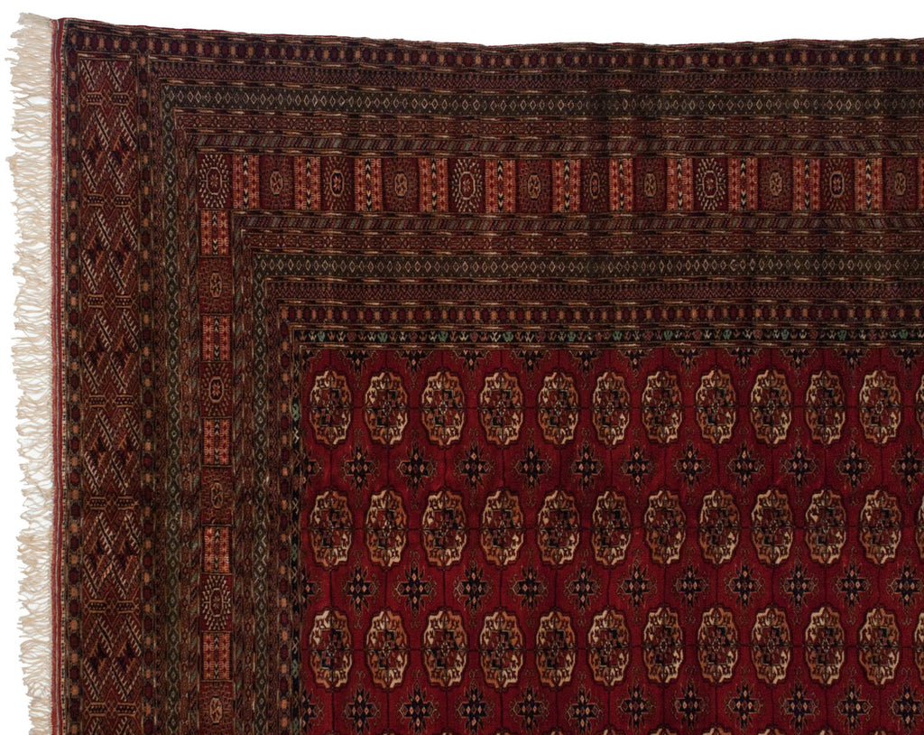 11x14 Vintage Fine Bokhara Carpet