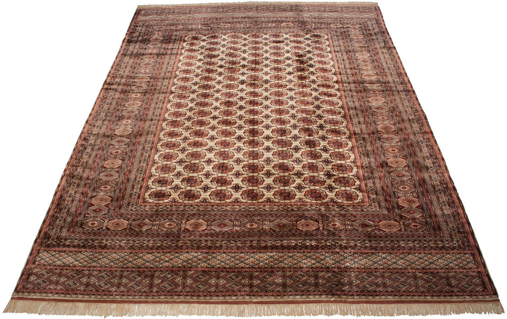 12x15.5 Vintage Fine Bokhara Carpet