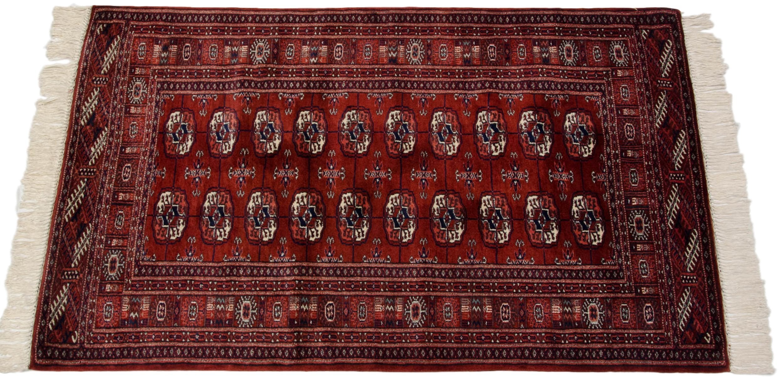 3x5 Vintage Fine Bokhara Rug