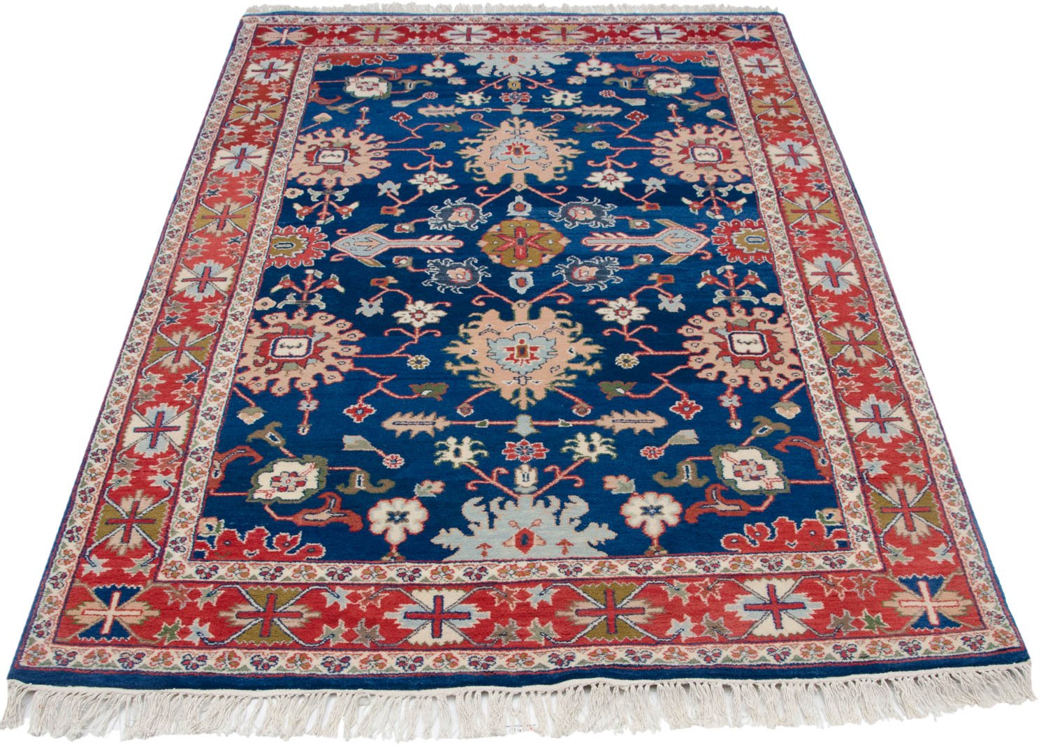 4.5x7 Vintage Indian Bijar Design Rug