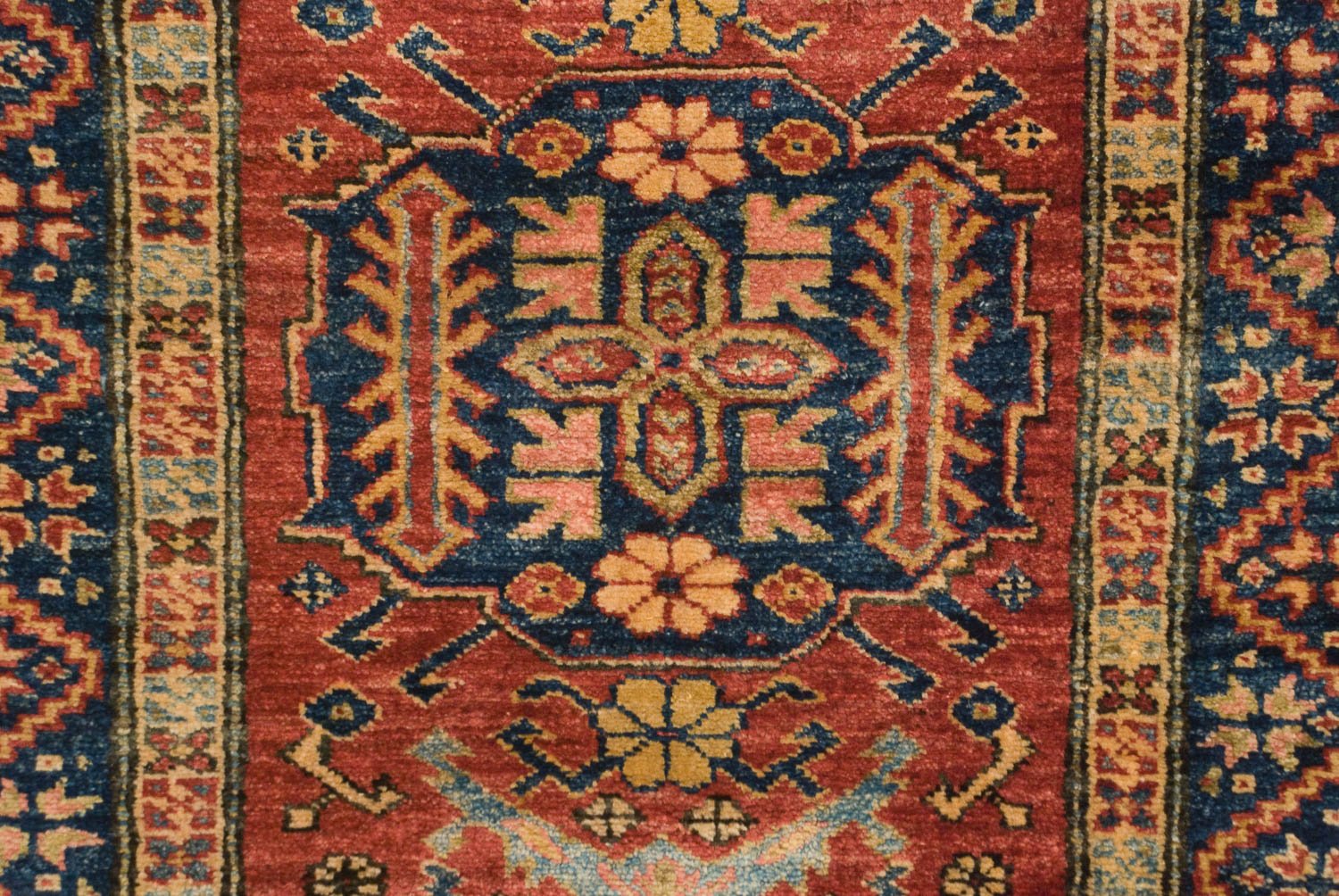 2.5x9.5 New Pakistani Caucasian Design Rug Runner