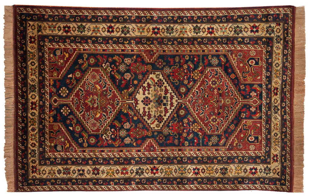4.5x6.5 Vintage Indian Shiraz Design Rug