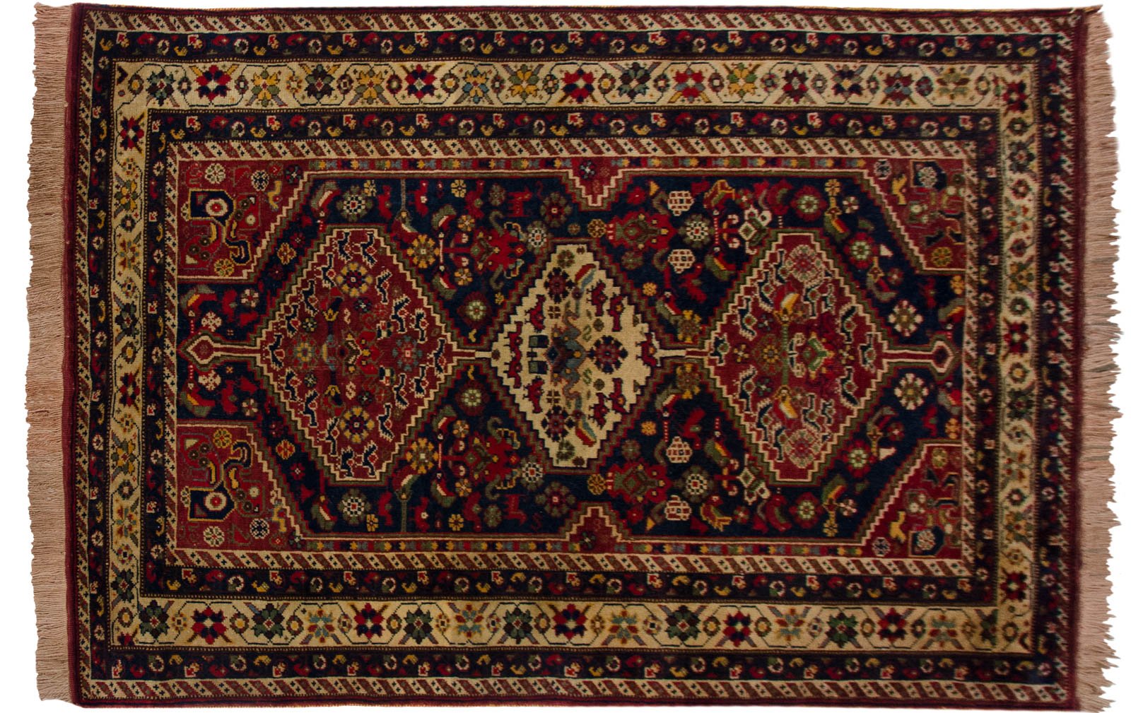 4.5x6.5 Vintage Indian Shiraz Design Rug