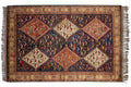 4x6 Vintage Indian Shiraz Design Rug