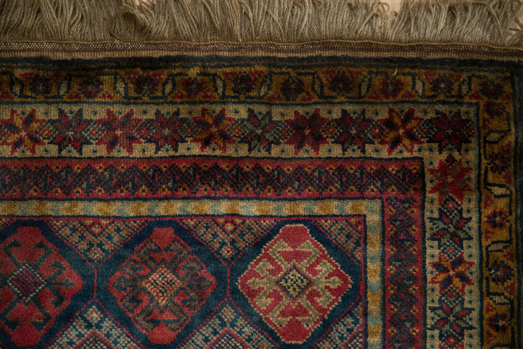 4.5x6 Vintage Indian Jaff Kurd Design Rug