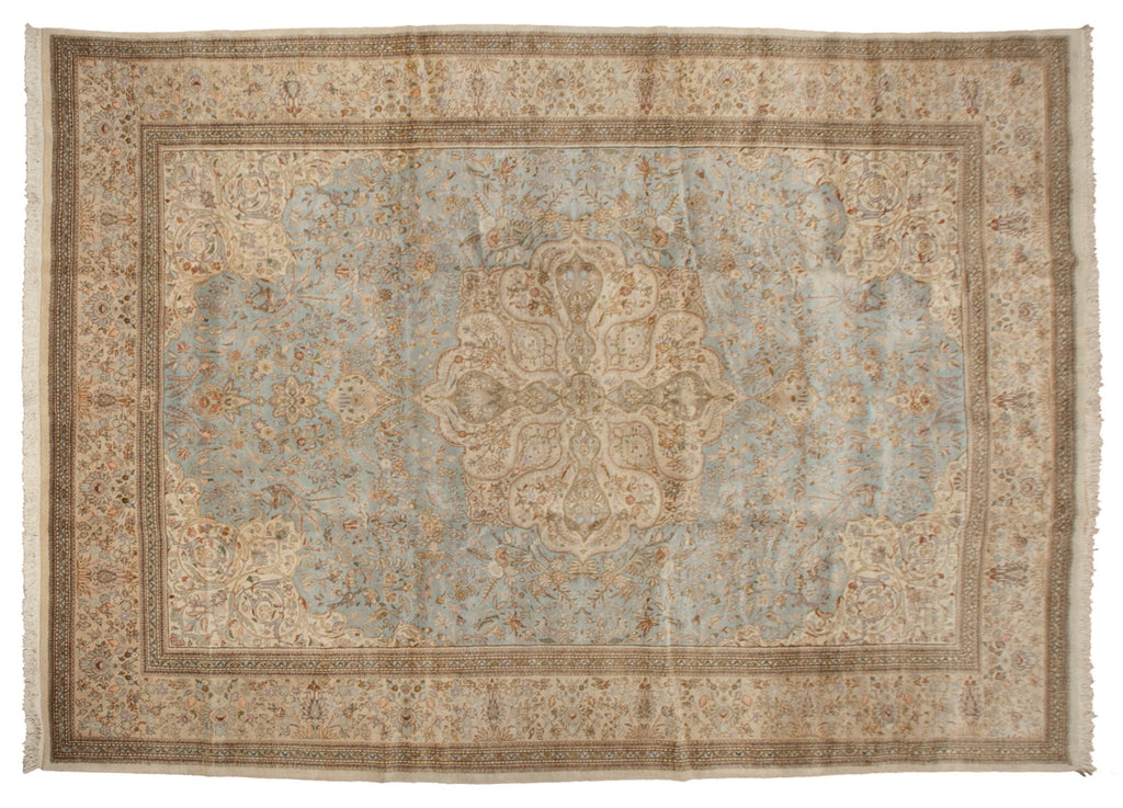 10x14 Vintage Tabriz Carpet