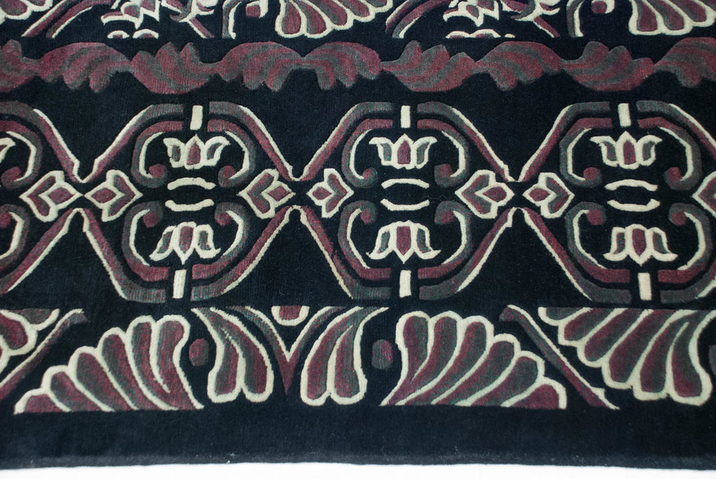 10x14 Vintage Indian Damask Design Carpet