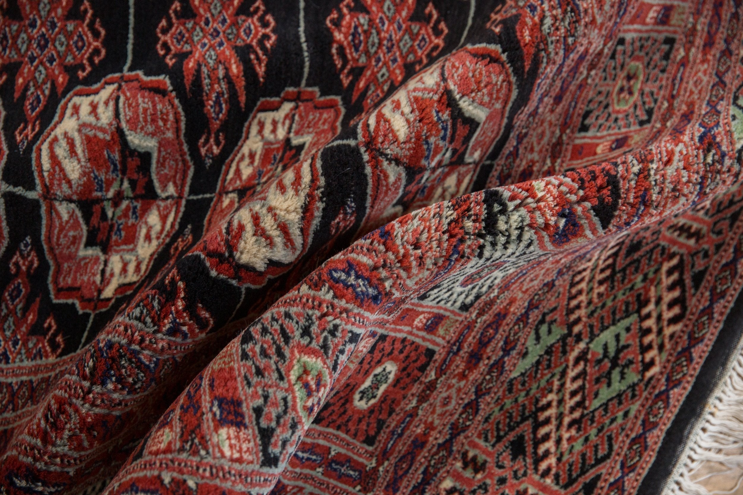6x9 Vintage Fine Bokhara Carpet