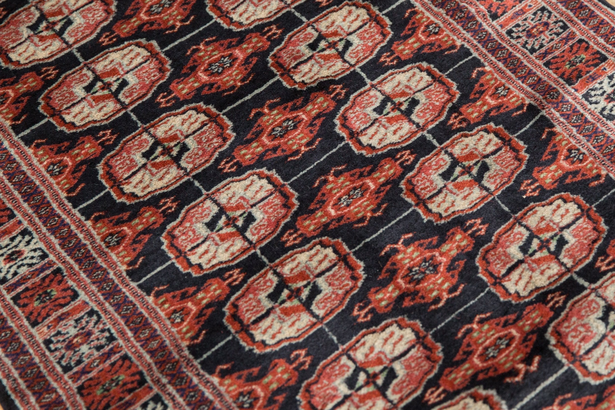 2.5x8 Vintage Fine Bokhara Rug Runner