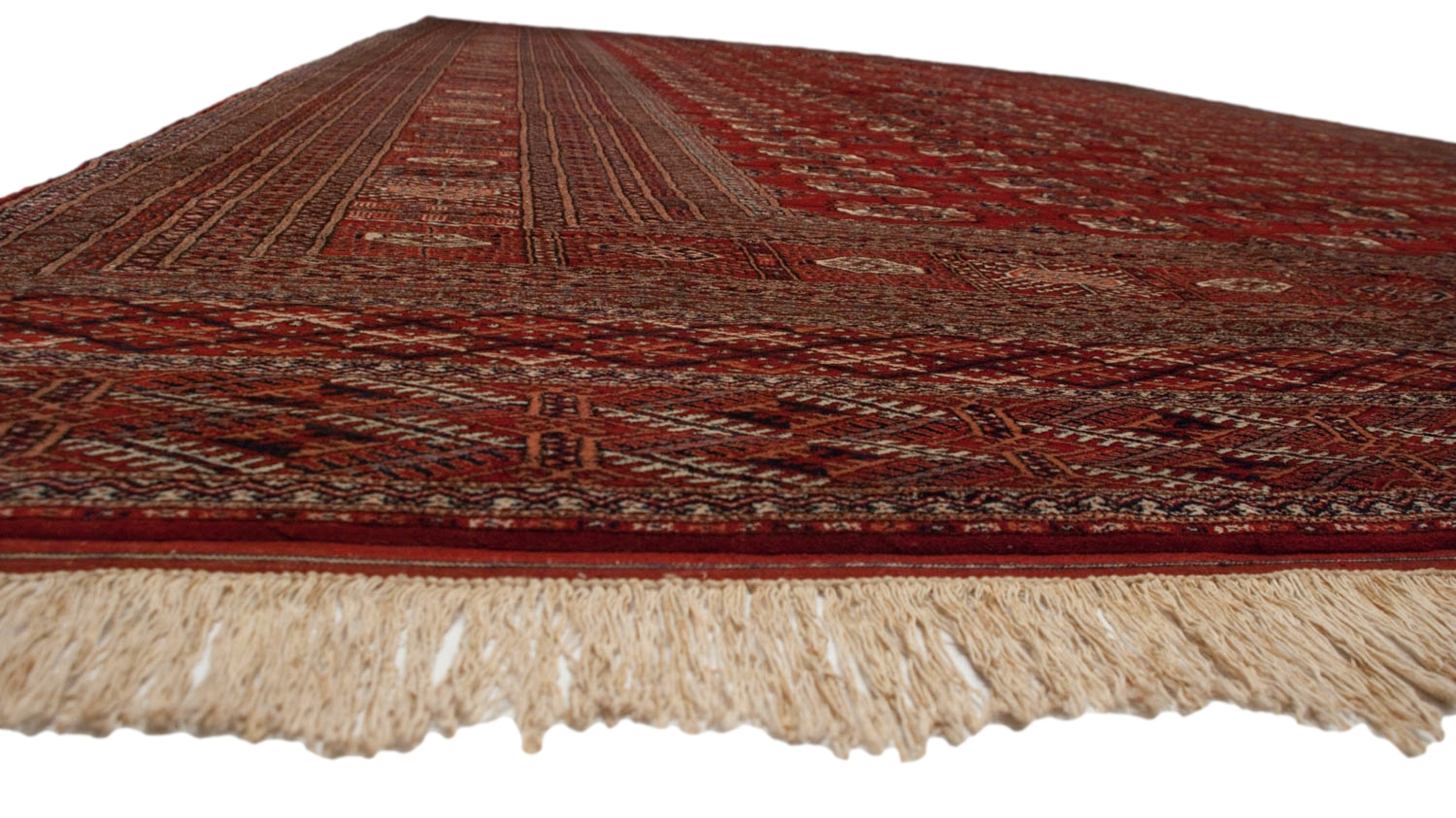 13x19.5 Vintage Fine Bokhara Carpet