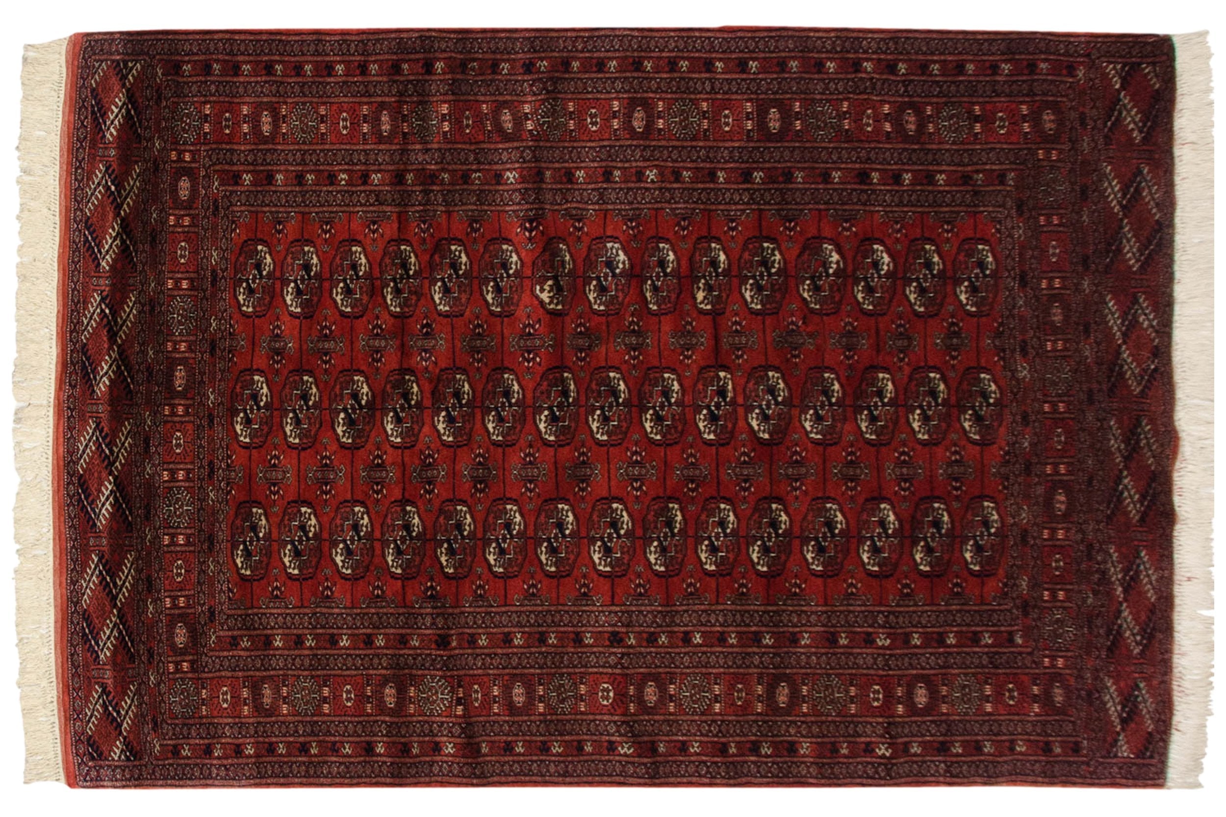 4x6.5 Vintage Fine Bokhara Rug