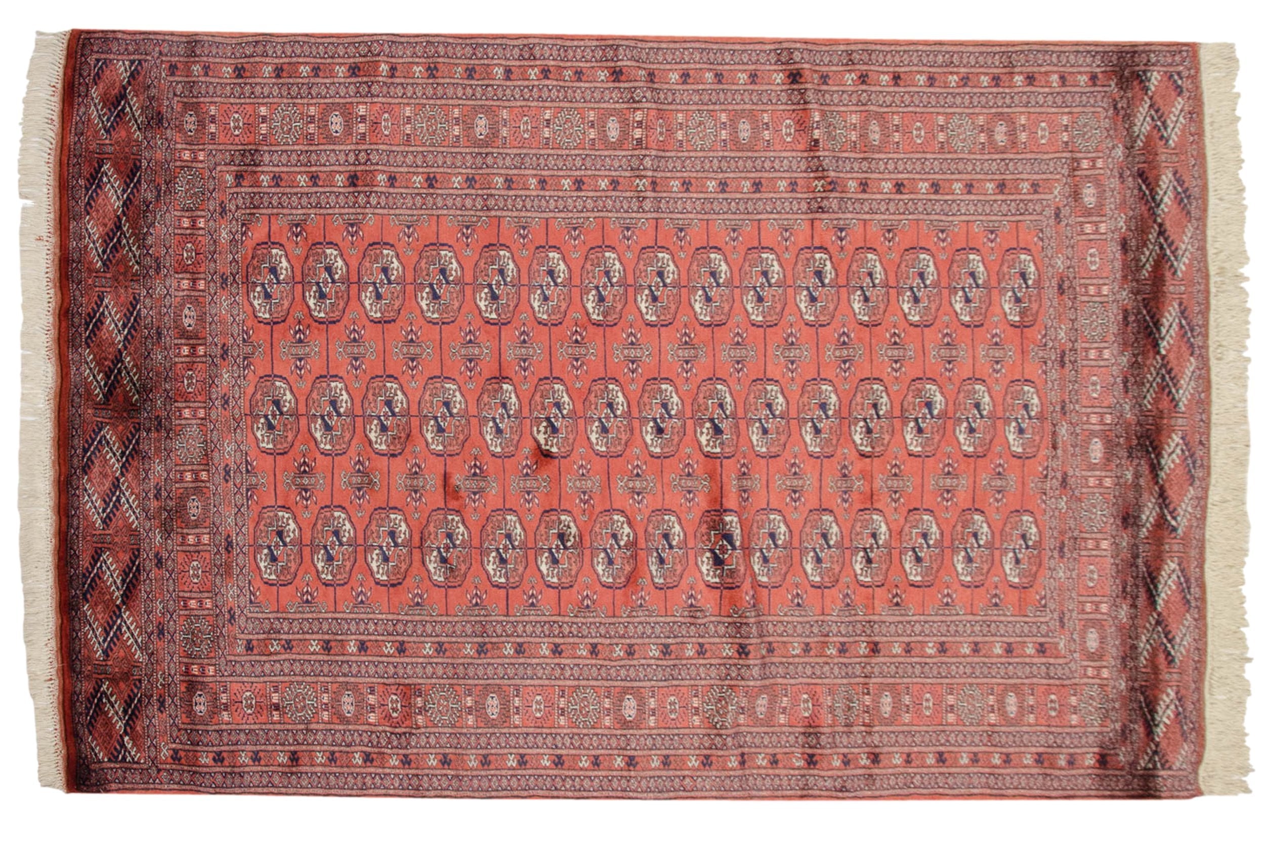 4x6.5 Vintage Fine Bokhara Rug