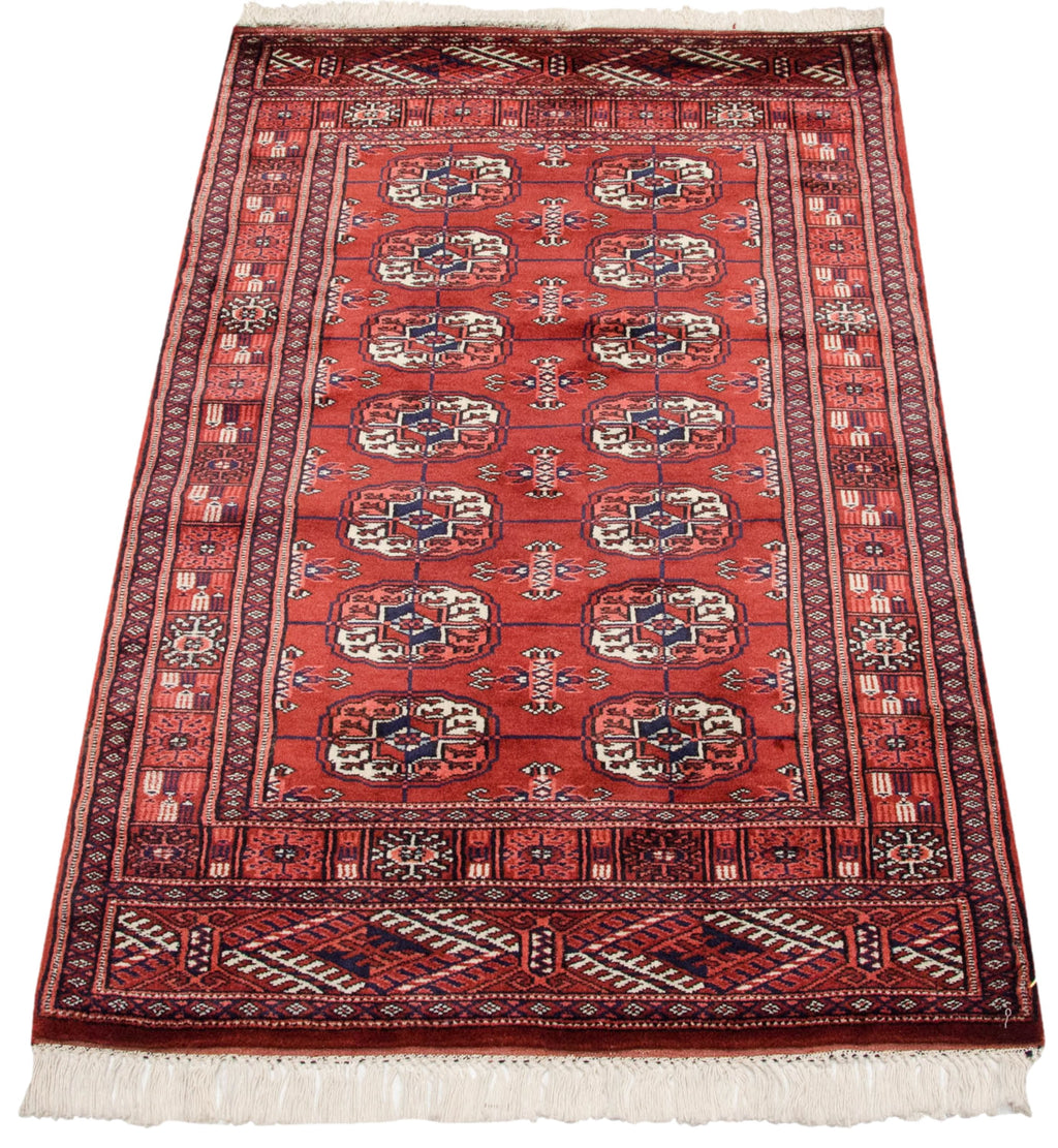 2.5x4 Vintage Fine Bokhara Rug