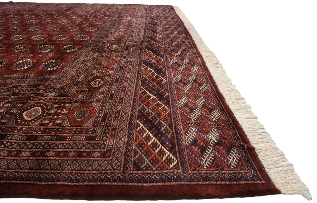 12x14.5 Vintage Fine Bokhara Carpet