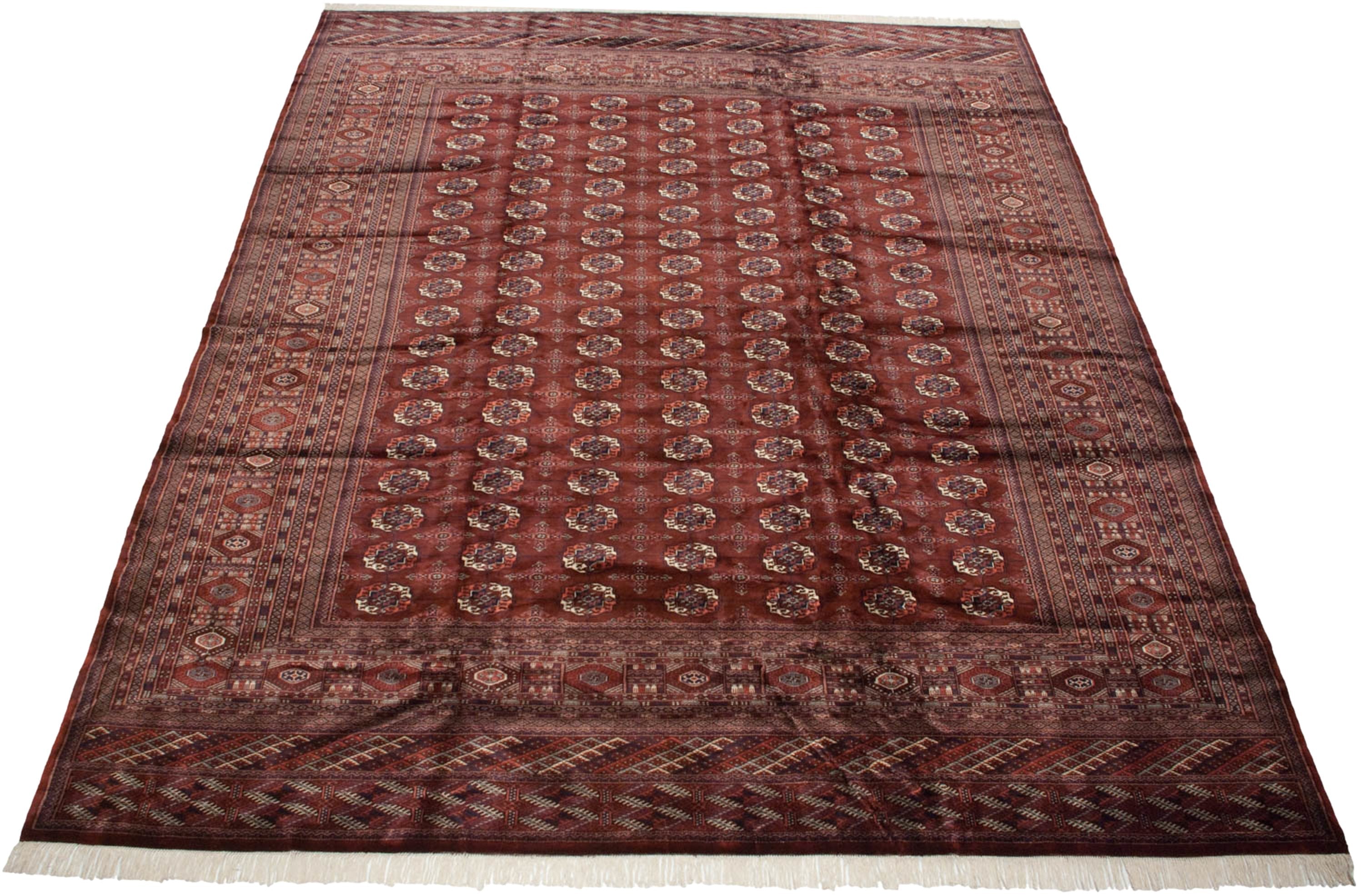 12x14.5 Vintage Fine Bokhara Carpet