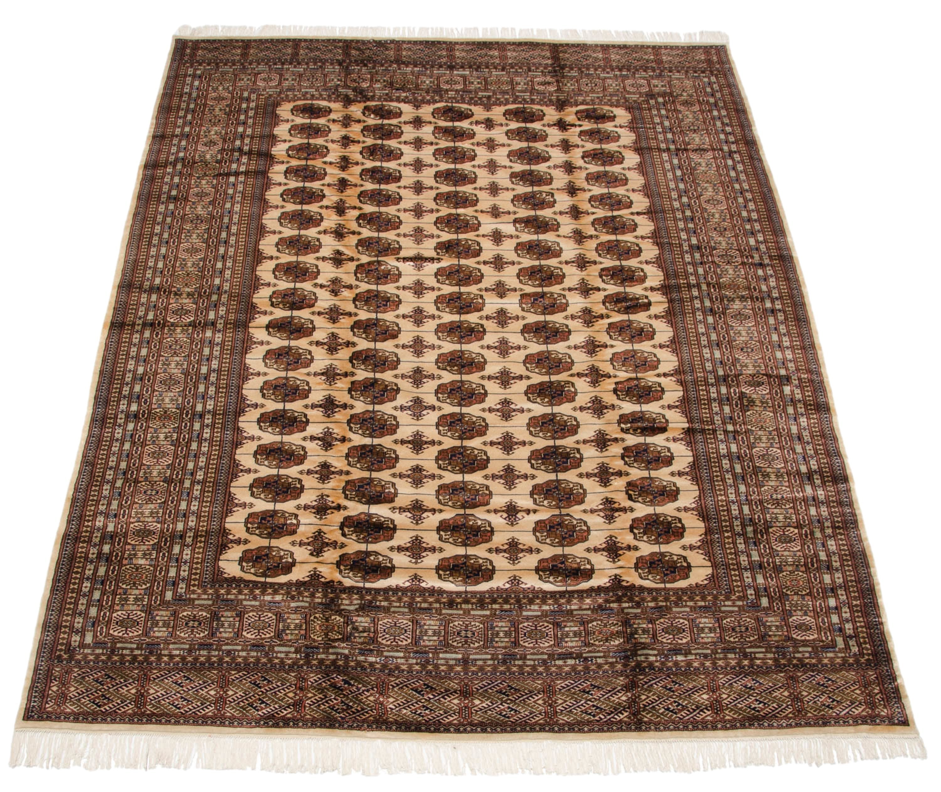 9x12 Vintage Fine Bokhara Carpet