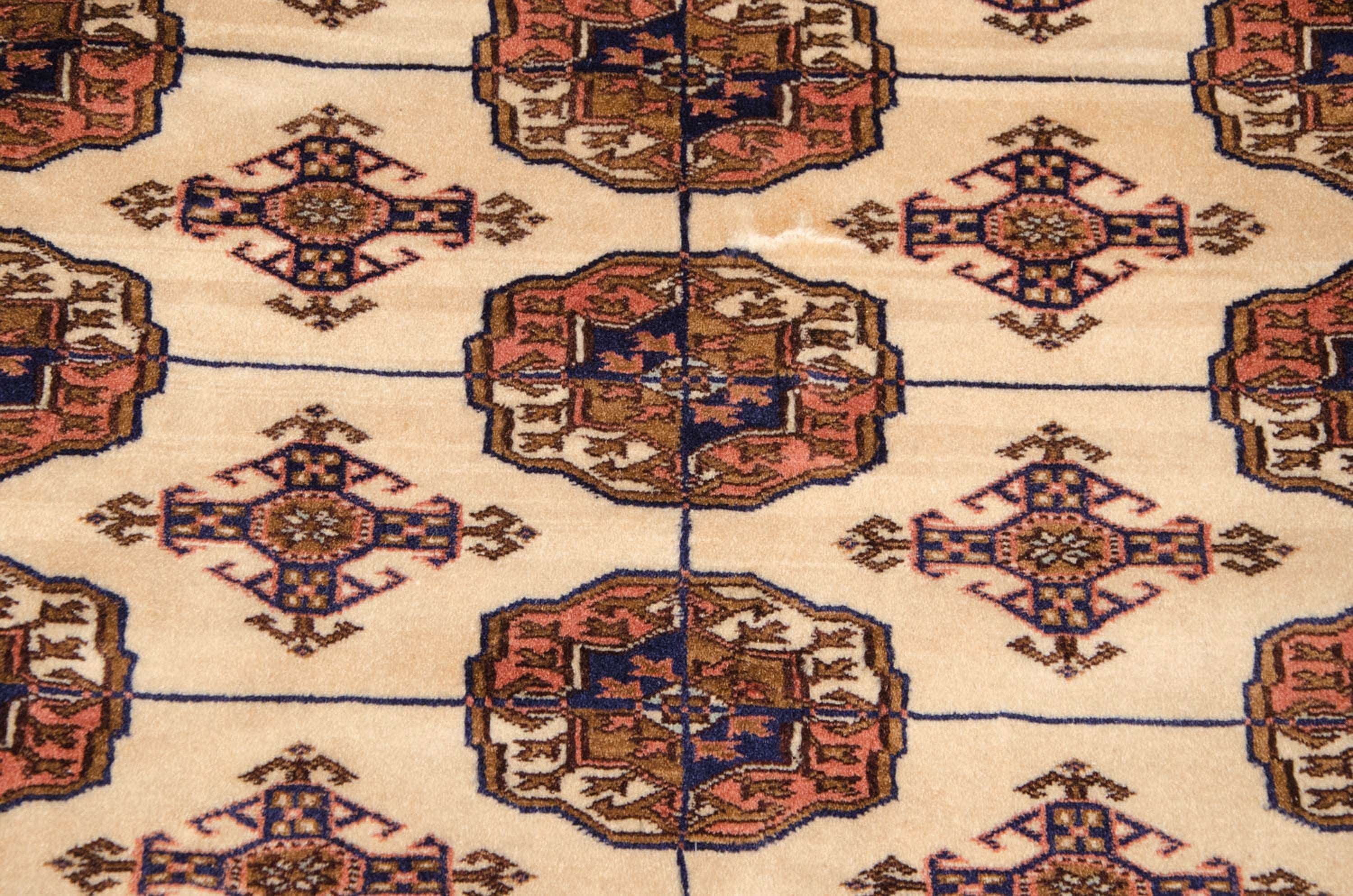 9x12 Vintage Fine Bokhara Carpet