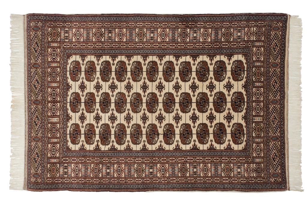 4x6.5 Vintage Fine Bokhara Rug