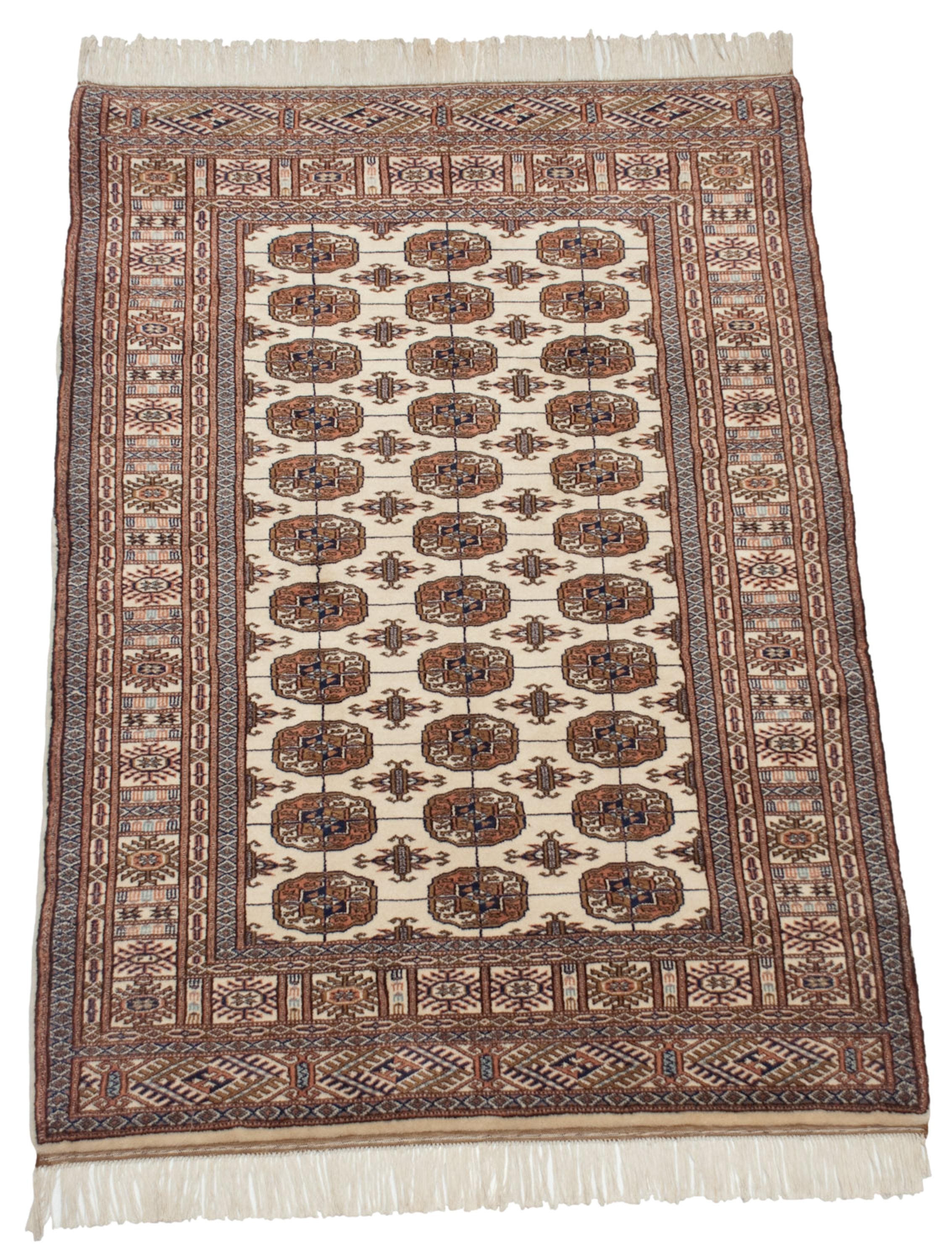 4x6.5 Vintage Fine Bokhara Rug