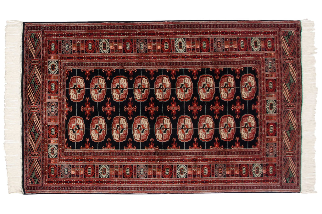 3x5 Vintage Fine Bokhara Rug