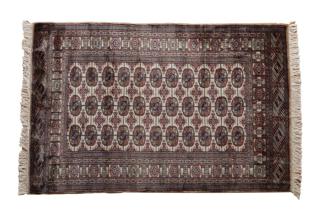 4x6.5 Vintage Fine Bokhara Rug