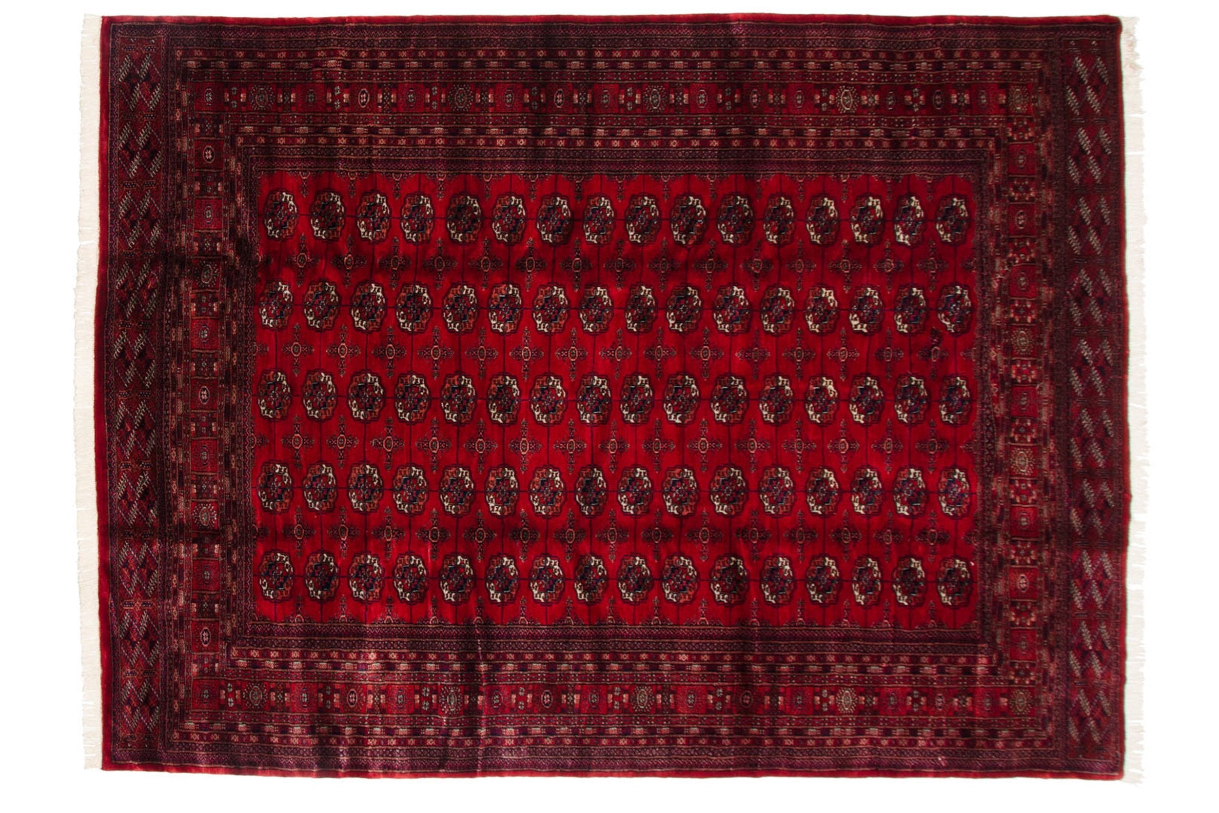 9x12.5 Vintage Fine Bokhara Carpet