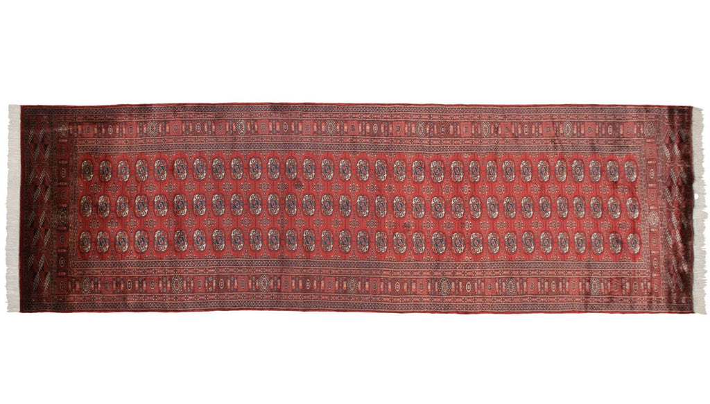 4x13.5 Vintage Fine Bokhara Rug Runner