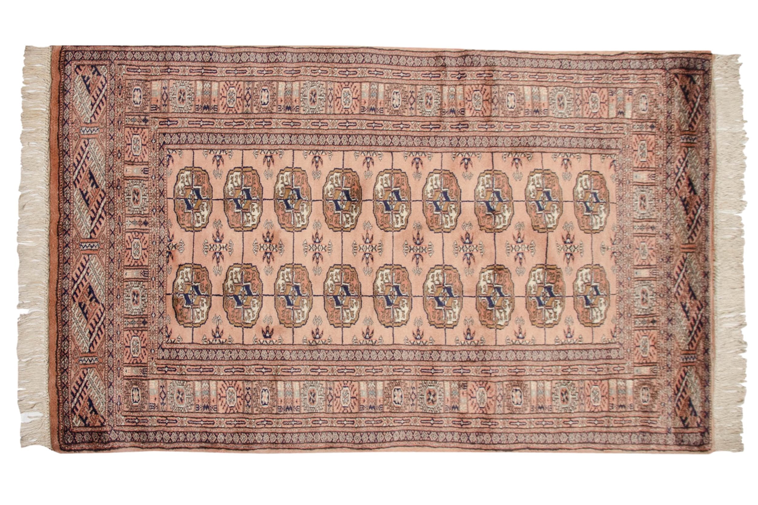 3x5 Vintage Fine Bokhara Rug