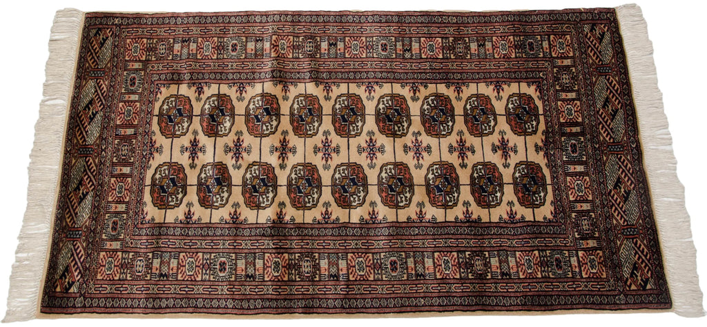 3x5.5 Vintage Fine Bokhara Rug