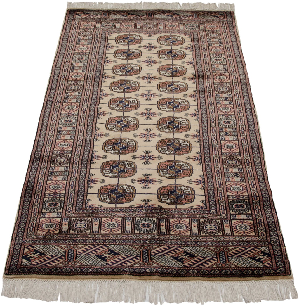 3x5.5 Vintage Fine Bokhara Rug