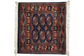 2.5x2.5 Vintage Fine Bokhara Square Rug Mat