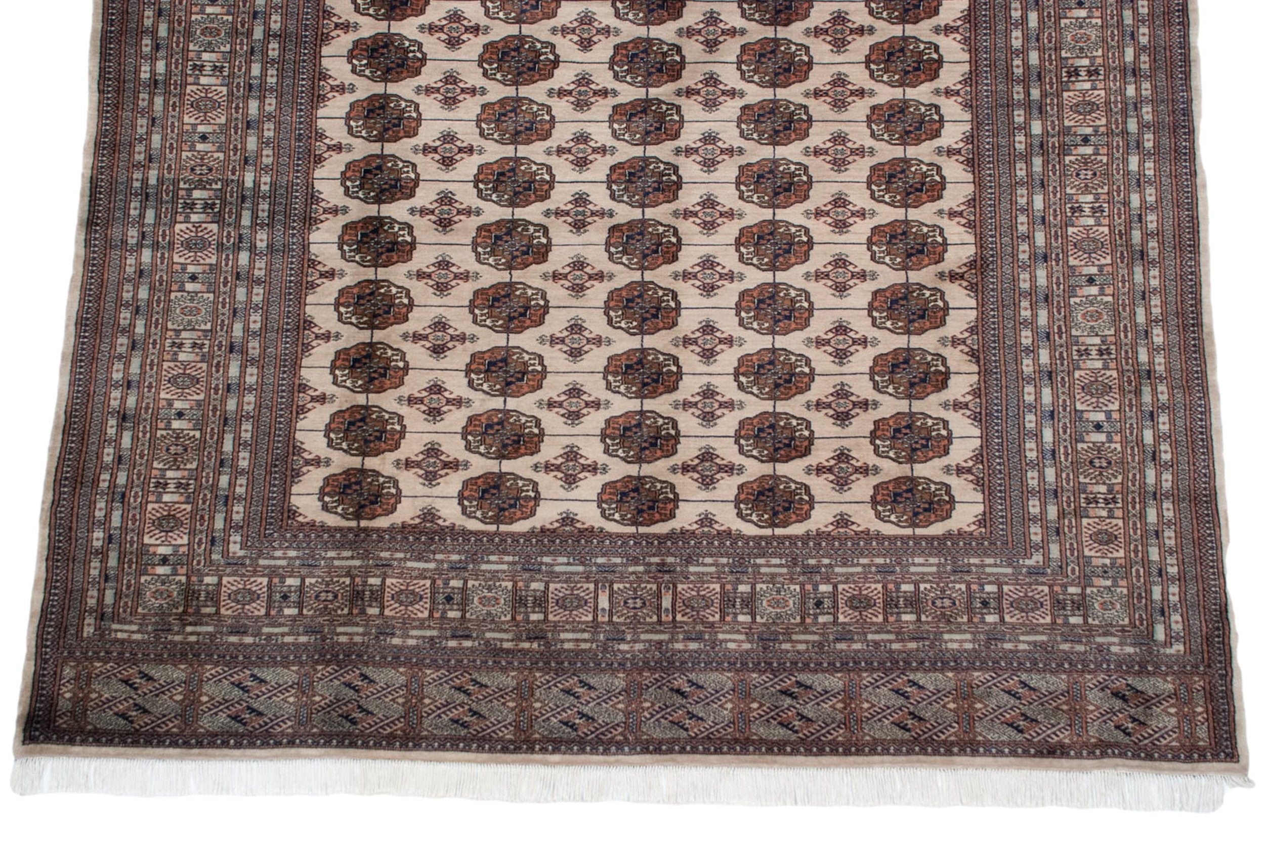 9x12 Vintage Fine Bokhara Carpet