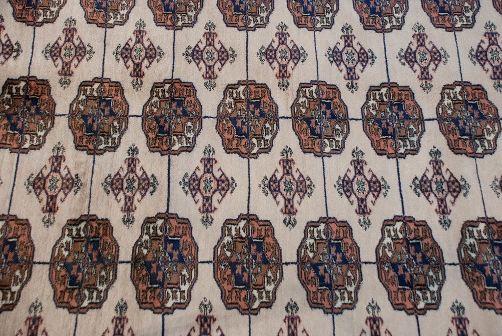 9x12 Vintage Fine Bokhara Carpet