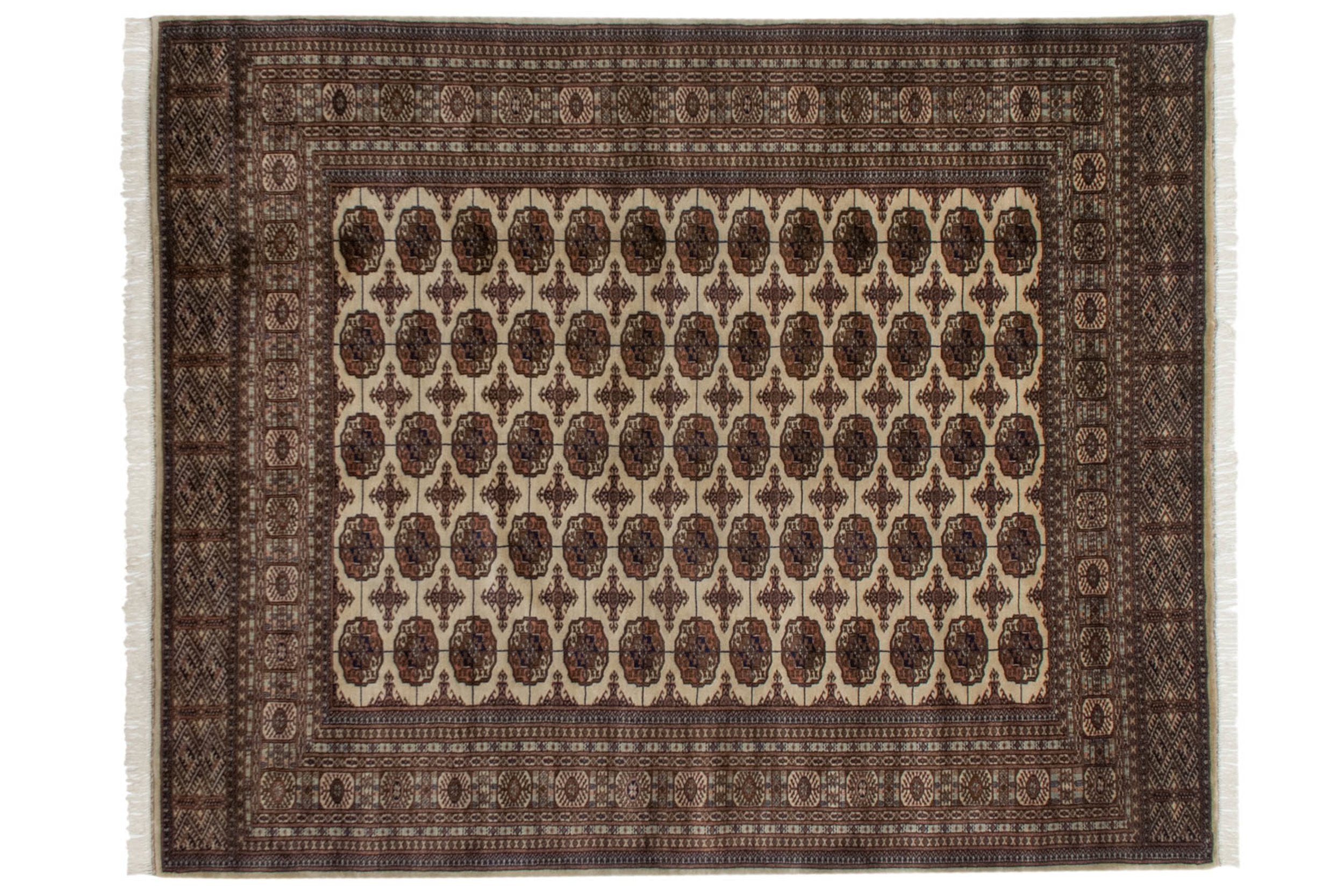8x10 Vintage Fine Bokhara Carpet