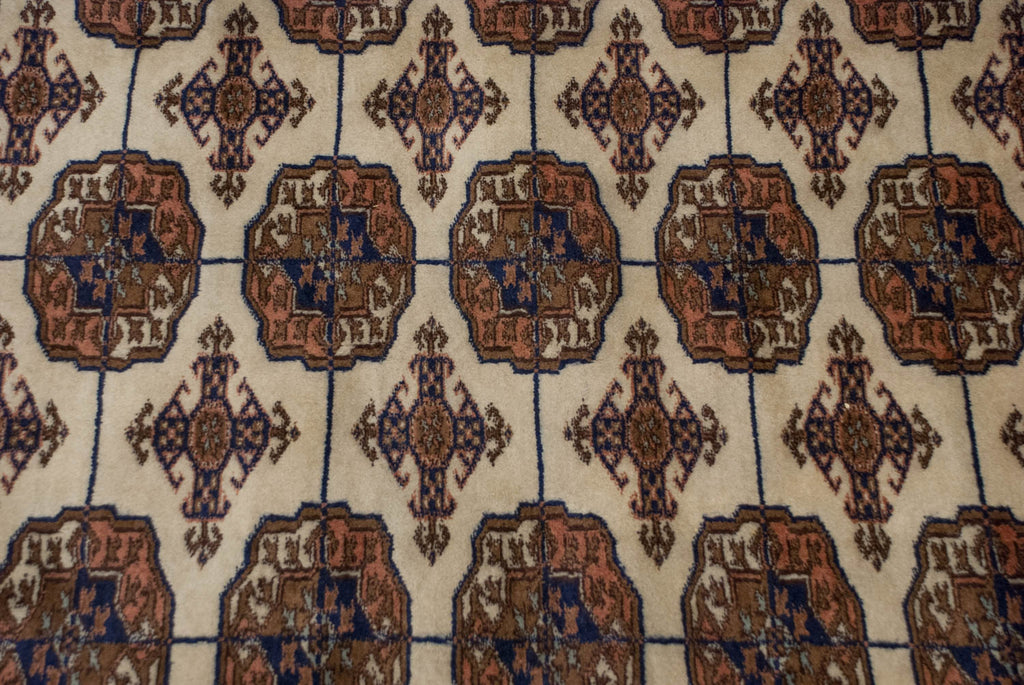 8x10 Vintage Fine Bokhara Carpet