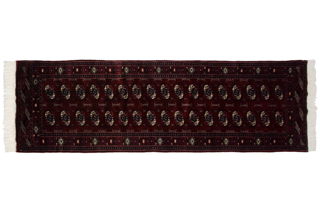 2.5x8 Vintage Fine Bokhara Rug Runner