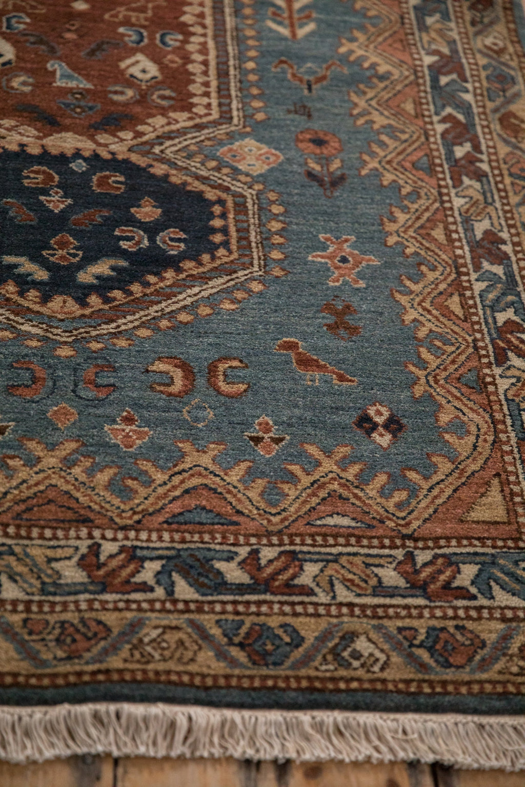 4x6.5 Vintage Armenian Hamadan Design Rug