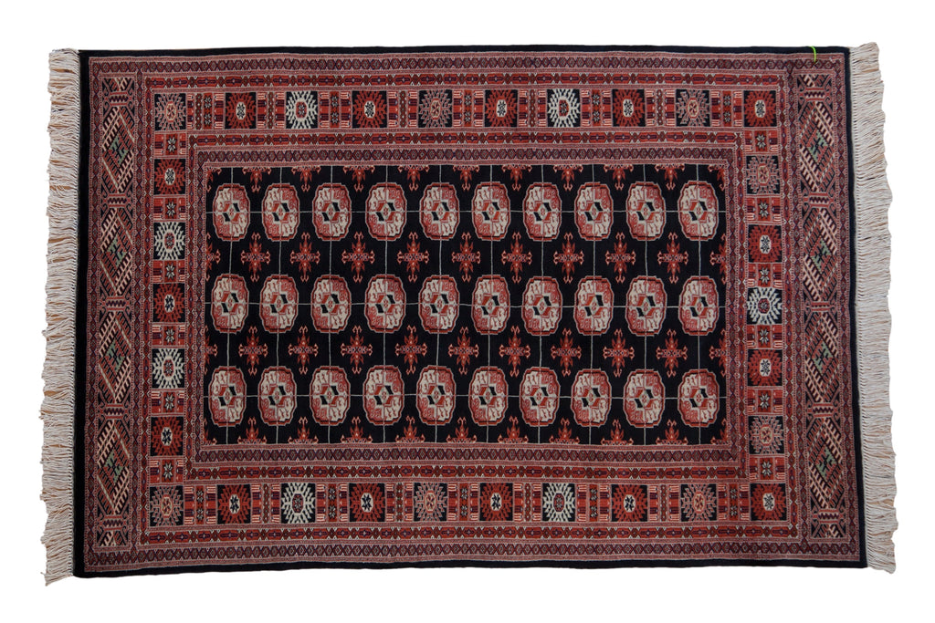 4x6 Vintage Fine Bokhara Rug