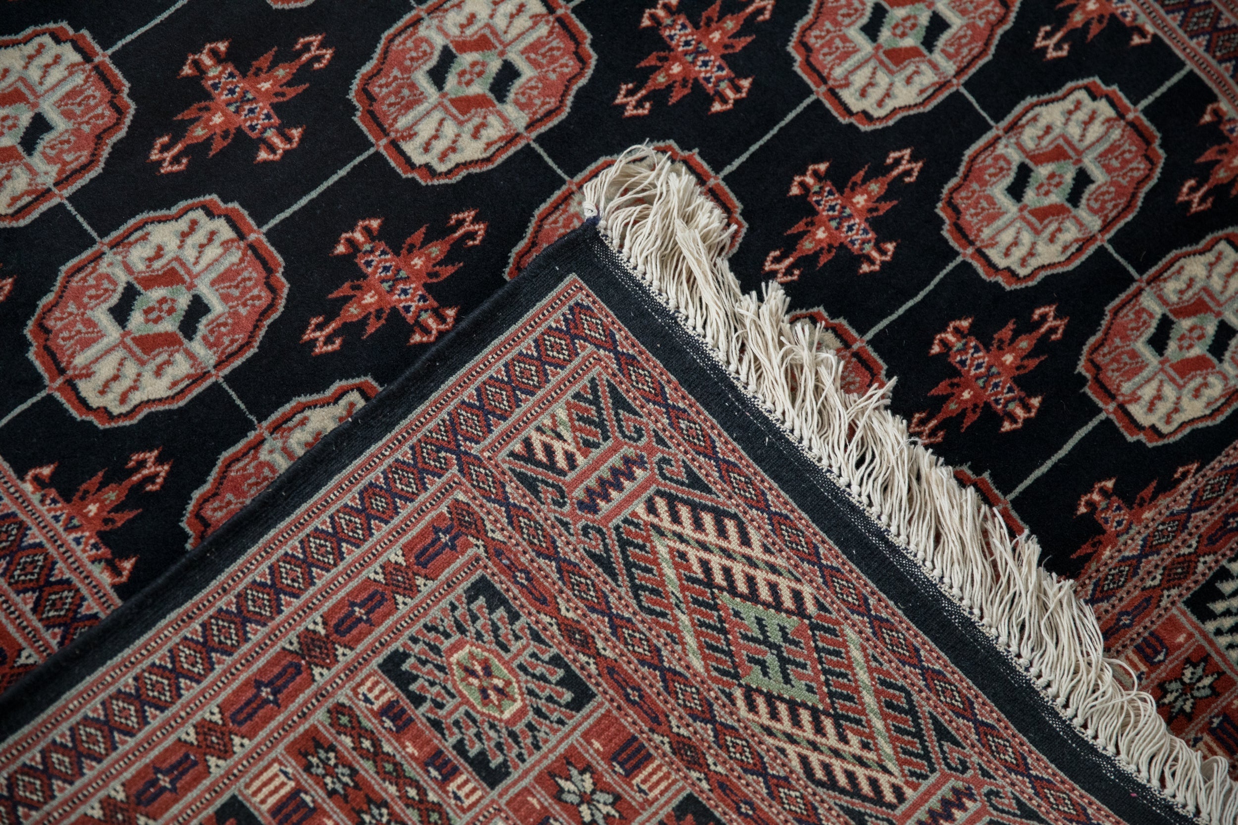 4x6 Vintage Fine Bokhara Rug