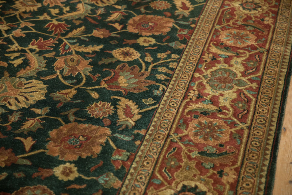 9x11.5 Vintage Indian Serapi Design Carpet