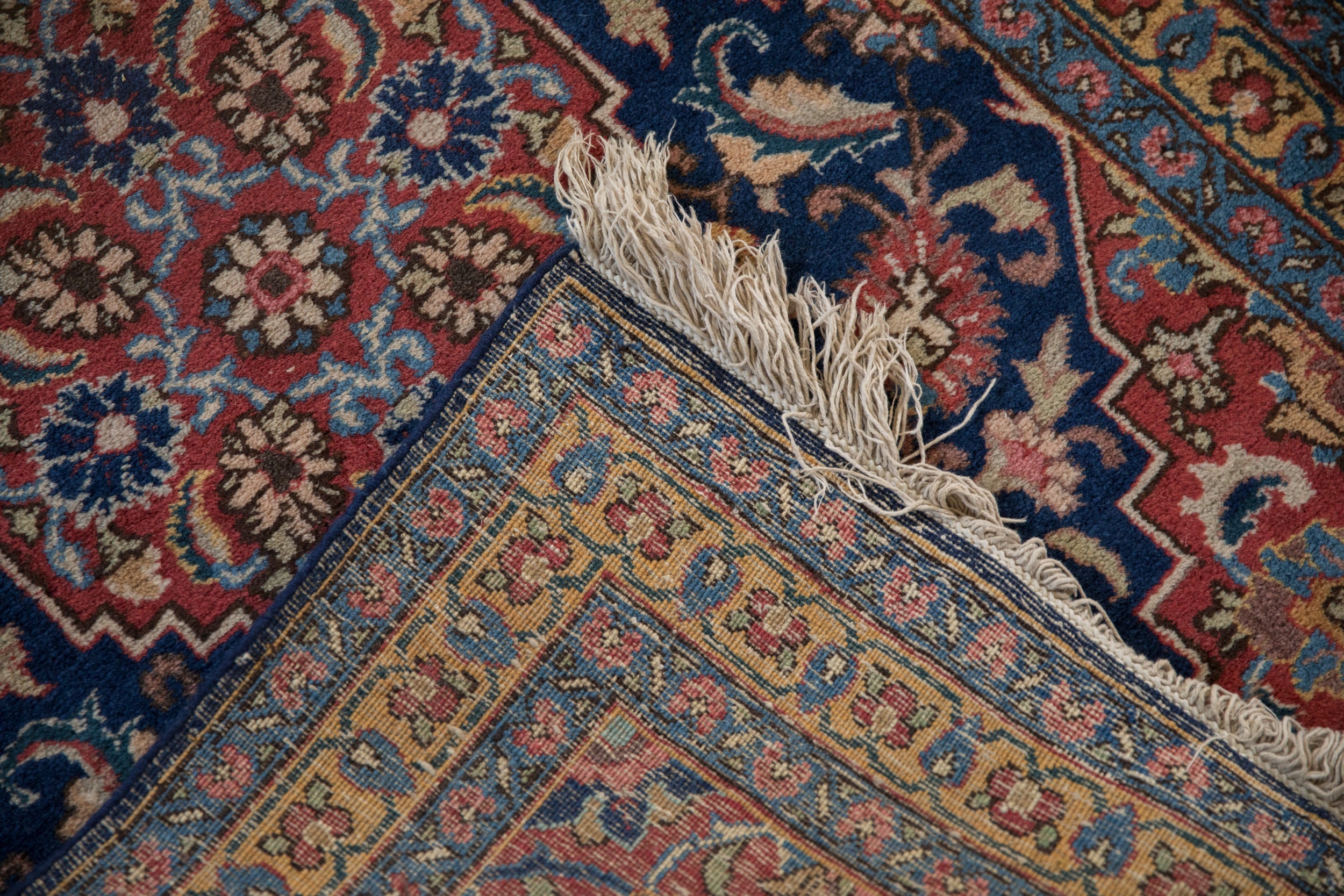 3x16 Vintage Tabriz Rug Runner