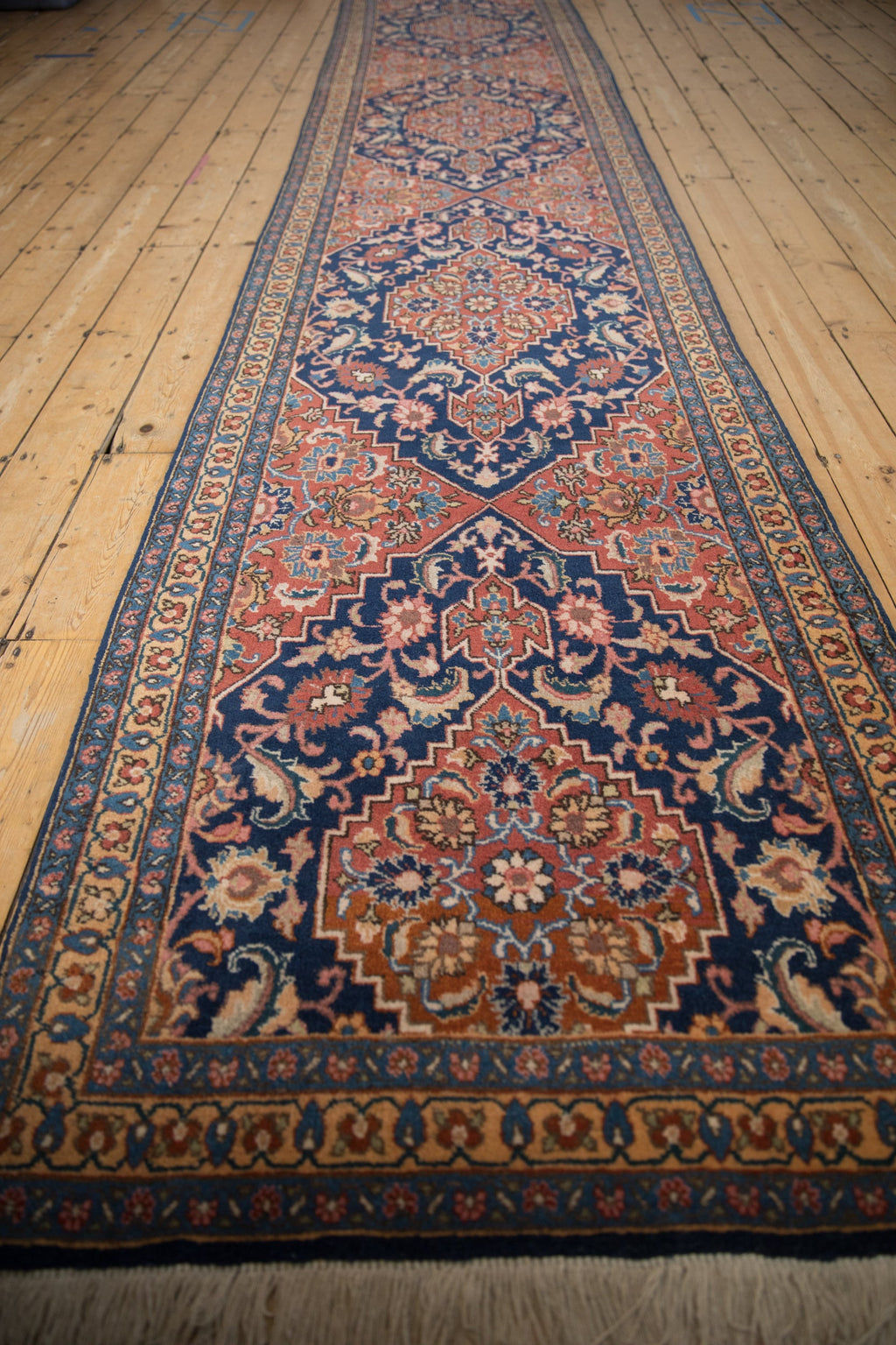 3x16 Vintage Tabriz Rug Runner